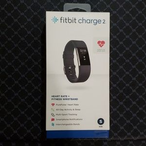 Fitbit Charge 2 Fitness Wristband Black Size: S